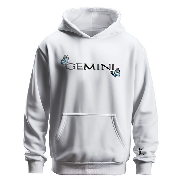 Bluza z kapturem Motyl “Gemini”